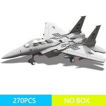 NEW Military Aircraft Fighter Gunship Stealth Fighter Building Blocks plane bricks Collection toy for kids gift 4001 4004 2024 - buy cheap
