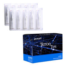 50 Pcs Disposable Tattoo Tips Plastic  Sterile Nozzles Tube Tattoo SuppIies Set Mix Size  RT FT 2024 - buy cheap
