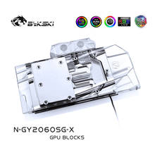 Bykski Water Block use for GALAX GAINWARD RTX2060 / KFA2 2060 GTX1660 Ti [1-Click OC] Full Cover Copper Radiator Block/A-RGB/RGB 2024 - buy cheap