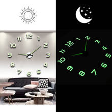 2020 New DIY Clock Multicolor Simple Style Home Decoration Mirror Effect Acrylic Wall Quartz Living Room Office Mute Round Large 2024 - buy cheap