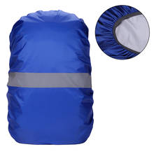 Спортивный рюкзак с отражающей полоской, водонепроницаемая сумка, дождевик для велоспорта, кемпинга, туризма, альпинизма, чехол, синий, 20-100L 2024 - купить недорого