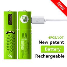 Зарядное устройство USB батарея 1,2 V-AA/1,2 V-AAA Замена Ni-MH батареи 2024 - купить недорого