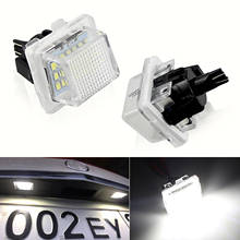 2PCS LED License Plate lights bulb White No Hyper Flash 12V For Mercedes-Benz W204 W204 5D W212 W216 W221 CanBus No Error 2024 - buy cheap