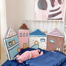 4PCS/Set 120CM Baby Bumper Bed Pillow Cushion Infant Newborn Bebe Crib Protector Cot Bumper Baby Nestchen Kids Room Decor 2024 - buy cheap