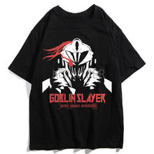 Goblin Slayer Japan Anime Goblin Graphic T-Shirts Men Hip Hop Fashion Harajuku Summer Cotton T-Shirt Unisex Streetwear Tops Tee 2024 - buy cheap