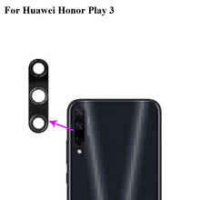 2 шт., оригинал, новинка, для huawei Honor Play 3, задняя камера, стекло, крышка объектива, тест, хорошее качество, Play3, запасные части 2024 - купить недорого