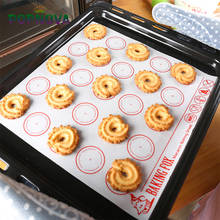 Non-Stick Macaron Silicone Mat Pad Glass Fiber Baking Mat Bakeware Cake Cookie Oven Sheets Liner for Kitchen Dough Roll 2024 - buy cheap