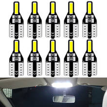 Bombilla LED Canbus T10 de 12V para coche, luces interiores de automóvil, W5W, 194, para VW, Volkswagen, Golf, Passat, CC, Scirocco, Polo, Tiguan, Jetta, mk6, Caddy, 10 Uds. 2024 - compra barato