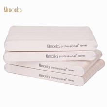 100Pcs/Lot Professional Nail Buffer Files 100/180 Sandpaper Nail File Buffing Grit White Sanding Block Manicure Salon Tools 2024 - buy cheap