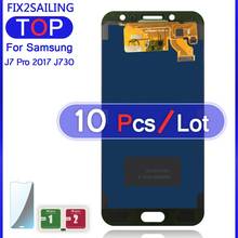 Pantalla LCD para Samsung Galaxy J7 Pro, montaje de pantalla táctil de Trabajo 2017 probado, J730, J730F, 10 Uds. 2024 - compra barato