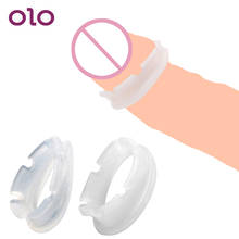 OLO 2pcs Foreskin Resistance Ring Day and Night Tassel Penis Ring Cock Foreskin Correction Glans Delay Trainer Sex Toys for Men 2024 - buy cheap
