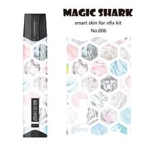 Película adhesiva Magic Shark 2021 para Smok Nfix, hoja de madera, Ventta, Skull Devil Case, cinta de piel para Smok Nfix Vape Pod, sin decoloración 2024 - compra barato