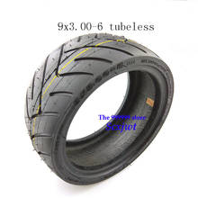 Free shipping 9X3.00-6 tubeless vacuum tyres 9 inch vacuum road tires for Electric scooter 6 inch wheel hub motor use tyres 2024 - buy cheap