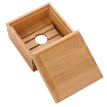 1 шт., Бамбуковая деревянная подставка для мыла, полка для мыла, контейнер для ванной комнаты 2024 - купить недорого