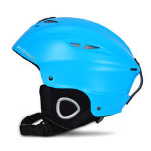 Защищенный лыжный шлем для взрослых, интегрированный литой шлем для катания на лыжах, сноуборде, скейтборде, мотоциклетный шлем для мужчин и женщин 2024 - купить недорого