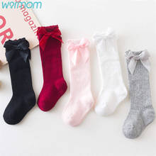 Warmom-Calcetines antideslizantes para niños y niñas, medias de algodón a rayas para recién nacidos, calentador de piernas, verano y primavera 2024 - compra barato