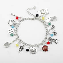 Pulsera de Stranger Things para mujer, colgante de cámara de ciclo, joyería, pulseras de aleación para niñas 2024 - compra barato