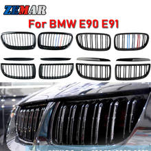 Carbon Fiber/Black Front Bumper Racing Grills Kidney Grille For BMW E90 E91 3 Series 04-08 09-11 M Sport Performance Accessories 2024 - buy cheap