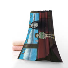 Горячая Распродажа Custom Hayao Miyazaki 35x7 5 см спортивное полотенце для фитнеса, портативное быстросохнущее полотенце, полотенце для йоги, спортивное полотенце из микрофибры 2024 - купить недорого