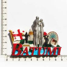 Batumi House-imán de nevera para el hogar, pegatinas magnéticas de recuerdo turístico, adornos para el hogar 2024 - compra barato