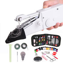 Portable Mini Hand Sewing Machine Household Cordless Electric Stitch Needlework Set for Quick Repairs DIY Clothes Stitchin 2024 - buy cheap