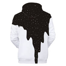 Sudadera con capucha para hombre y mujer, prenda deportiva con estampado 3D de galaxia espacial de leche derramada, ropa de moda divertida 2024 - compra barato