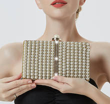 Fashion Pearl Evening Bag Party Banquet Clutch Bags For Women Wedding Clutches Female Handbag Chain Shoulder Bag WY150 2024 - buy cheap