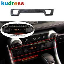 For Toyota RAV4 RAV 4 2019 2020 carbon fiber Car Interior Seat Heating Button Decorative Cover Trim auto accessories Styling 2024 - buy cheap
