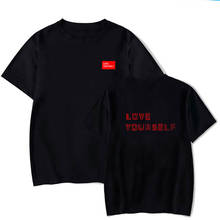 Camisa do amor você mesmo kpop, moletom com capuz kpop jung kook, pulôver do amor você mesmo, bangtan, meninos, moletom com capuz para mulheres 2024 - compre barato