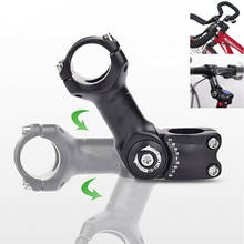 Adjustable Angle Bicycle 25.4/31.88mm Handlebar Stem Riser Aluminum Alloy Front Fork Stem Adapter Mountain Bike Stem Accessories 2024 - buy cheap