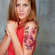 Waterproof Temporary Tattoo Sticker on foot hand arm flower rose tattoo fake tatto tatouage stickers flash tatoo for girl women 2024 - buy cheap