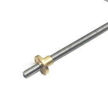 3D Printer CNC Parts THSL-350-1D Length 350mm T-type Stepper Motor Trapezoidal Lead Screw 8MM Thread 1mm with 1pcs T8 Copper Nut 2024 - buy cheap