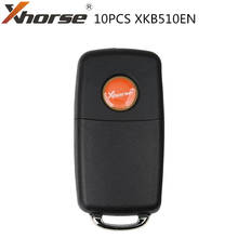Xhorse XKB510EN универсальный дистанционный ключ B5 Тип 3 кнопки для VVDI VVDI2 ключ инструмент (английская версия) 10 шт./лот 2024 - купить недорого