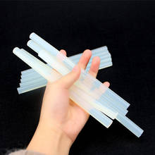 Free shipping(10PCS/Lot) Non-Toxic  11mm X190mm Adhesive Craft Sticks Hot Melt Glue Sticks Translucent Black 2024 - купить недорого