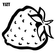 YJZT-calcomanía de vinilo de dibujos animados para coche, pegatina de fresa de 15,8x13,5 cm, decoración de arañazos, C25-0777 2024 - compra barato
