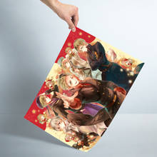 Póster de tela de satén personalizado de Hetalia, póster de Anime, póster de pared, Impresión de tela de seda, sin marco, decoración de dormitorio 2024 - compra barato