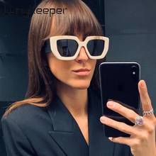 LongKeeper 2021 Vintage Fashion Square Sunglasses Women Men Luxury Brand Designer Big Frame Gradient Sun Glasses For Female 2024 - buy cheap