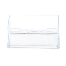 Soporte transparente de plástico acrílico para tarjetas de visita, estante de exhibición para escritorio y oficina 2024 - compra barato