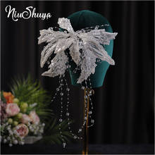 NiuShuya Bride Bridesmaid Crystal Flower Comb Hairpin Wedding Hairpin Party Luxury Jewelry Handmade Hairdress Hair Accessories 2024 - buy cheap