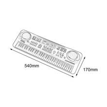 TSAI 61 Keys Electronic Music Keyboard Electric Organ With Microphone Children Musical Instrument Early Educational Tool For Kid 2024 - buy cheap