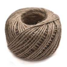 100M/Roll Burlap Rope Natural Jute Twine Burlap String Hemp Rope Wedding Gift Wrapping Cords Home Woven Decorative DIY Crafts 2024 - buy cheap