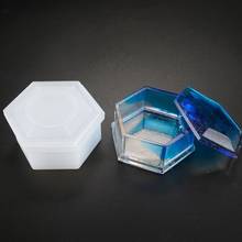 DIY Hexagon Storage Box Mold Crystal Epoxy Plum-shaped Silicone Making Mould 2024 - buy cheap
