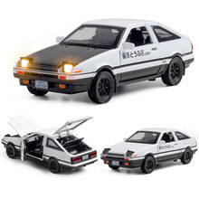 1:32 Toyota AE86 Model Car Die Cast Alloy Boys Toys Cars Pull Back Collectibles Kids Car Model Free Shipping 2024 - buy cheap