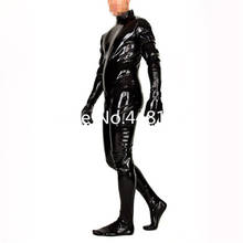 High Quality Latex Bodysuit With Glove&Sock Back Zipper Latex Suit Latex Costumes for Men Plug Size XS-XXXL 2024 - buy cheap