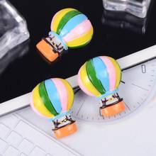 10pcs/lot Flat back Kawaii Resin Colorful balloons cabochons for phone DIY 23*29mm 2024 - buy cheap