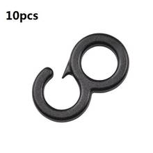 10pcs/set Clip Tail Hook Outdoor Camping Light Plastic Canopy Tarp Fixed Hook Hiking Camping Tent Accessories Tools Black 2024 - buy cheap