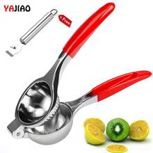 YAJIAO Fruit Squeezer Manual Citrus Press Juicer Premium Quality Stainless Steel with Silicone Handles with Lemon Peeler 2024 - buy cheap