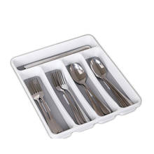 Cutlery Tray Kitchen Drawer Organizer Spoon Knife Fork Separation Storage Box Kitchen Tableware Tray Home Supply Spice Jar 2024 - buy cheap