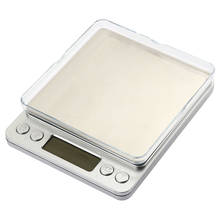 Mini balança digital portátil 500g/0.01g, balança de bolso eletrônica para cozinha, joias, peso, bancada de comida 2024 - compre barato