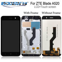 TOP Quality For ZTE Blade A520 LCD Display +Touch Screen Assembly with frame For zte a520 lcd+free tools 2024 - buy cheap
